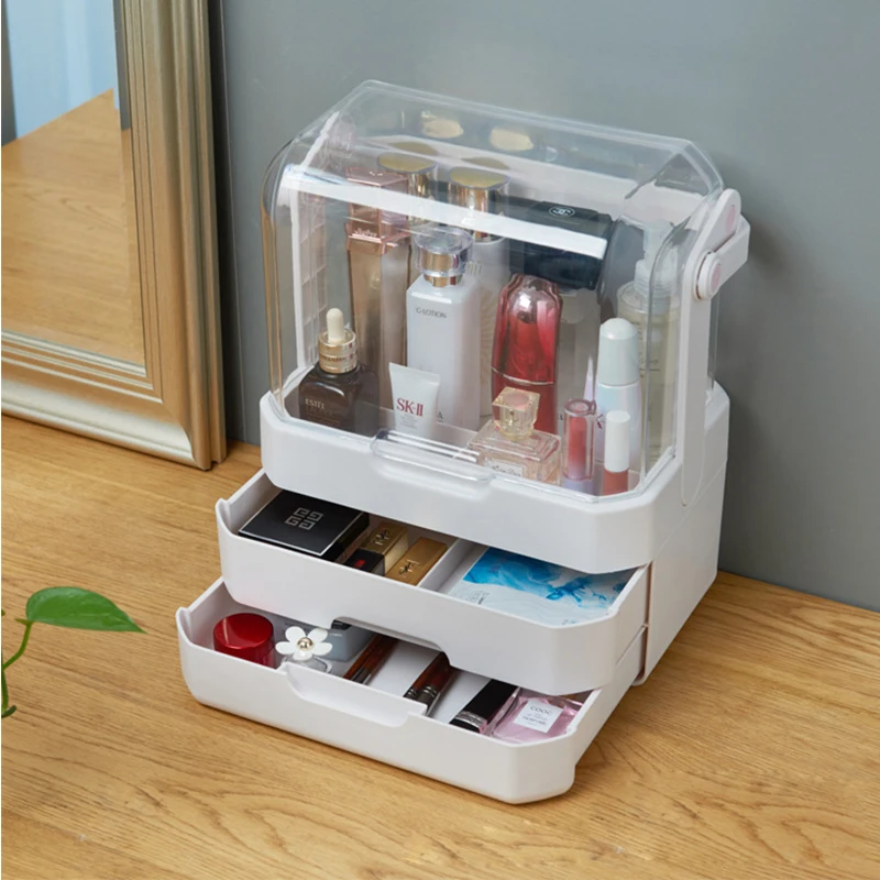 Desktop Makeup Storage Box Drawer Type Transparent Makeup Organizer Waterproof And Dustproof Cosmetic Jewelry Case
Desktop Makeup Storage Box Drawer Type Transparent Makeup Organizer Waterproof And Dustproof Cosmetic Jewelry Case