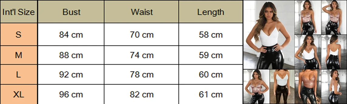 US Women's Sexy V Neck Sequin Jumpsuit Sleeveless Stretch Party Leotard Bodysuit
US Women's Sexy V Neck Sequin Jumpsuit Sleeveless Stretch Party Leotard Bodysuit