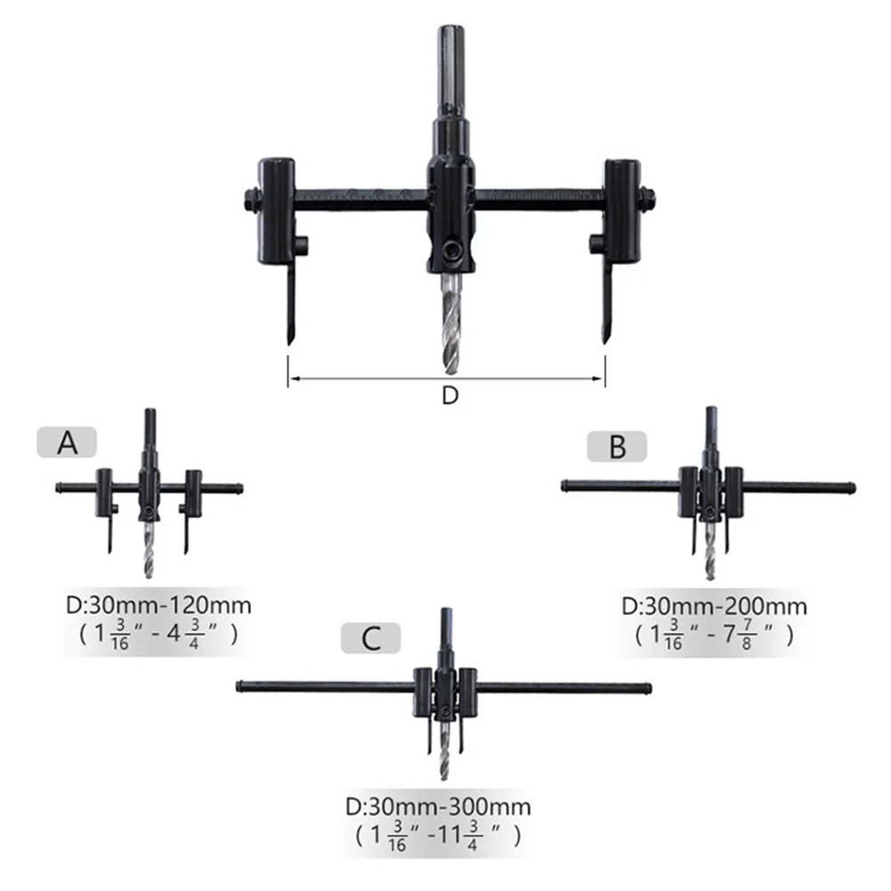 Cutter Adjust Wood Cutter Tool Kit Set Woodworking Reamer Adjustable Metal Wood Circle Hole Saw Drill Bit Tile
Cutter Adjust Wood Cutter Tool Kit Set Woodworking Reamer Adjustable Metal Wood Circle Hole Saw Drill Bit Tile