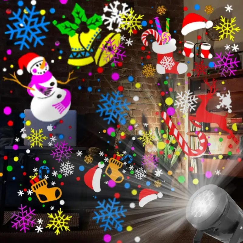 Christmas Lights LED Laser Projector Indoor Landscape Xmas Decor Lamp 5W LED RGB Stage Light for Christmas Wedding Party Lights
Christmas Lights LED Laser Projector Indoor Landscape Xmas Decor Lamp 5W LED RGB Stage Light for Christmas Wedding Party Lights