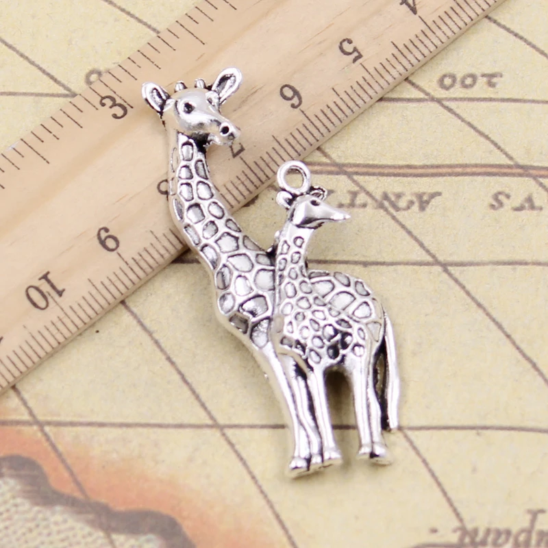 10pcs Charms Mother & Child Giraffe Deer 54x22mm Tibetan Silver Color Pendants Antique Jewelry Making DIY Handmade Craft
10pcs Charms Mother & Child Giraffe Deer 54x22mm Tibetan Silver Color Pendants Antique Jewelry Making DIY Handmade Craft