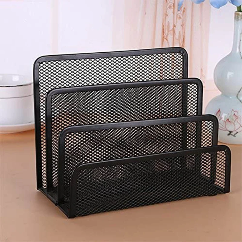 1Pc Black Metal Pen Holder Book Stand Desktop Organizer Home Office Document File Storage Shelf Rack
1Pc Black Metal Pen Holder Book Stand Desktop Organizer Home Office Document File Storage Shelf Rack