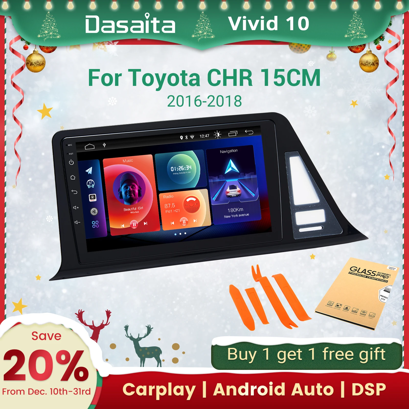 Автомагнитола Roadanvi для Toyota C-HR, CHR 2016, 2017, 2018, GPS, 9-дюймовый IPS-экран, 8G, 128G, автомагнитола 1din, Android 10,0
Автомагнитола Roadanvi для Toyota C-HR, CHR 2016, 2017, 2018, GPS, 9-дюймовый IPS-экран, 8G, 128G, автомагнитола 1din, Android 10,0