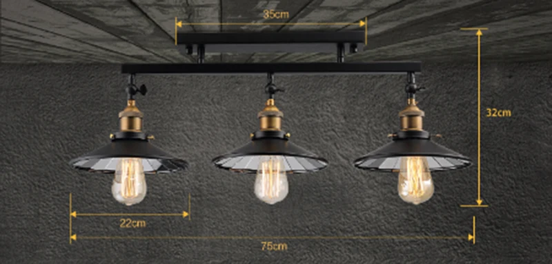 Fashion vintage loft DIY black iron ceiling light home deco mirror glass lampshade 3*E27 Edison bulb dining room adjustable lamp
Fashion vintage loft DIY black iron ceiling light home deco mirror glass lampshade 3*E27 Edison bulb dining room adjustable lamp