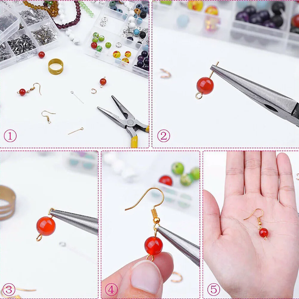 15pcs/set Jewelry Repair Kit DIY Supplies Multifunction Home Manual Metal Practical Making Tools Beading String Portable Crafts
15pcs/set Jewelry Repair Kit DIY Supplies Multifunction Home Manual Metal Practical Making Tools Beading String Portable Crafts