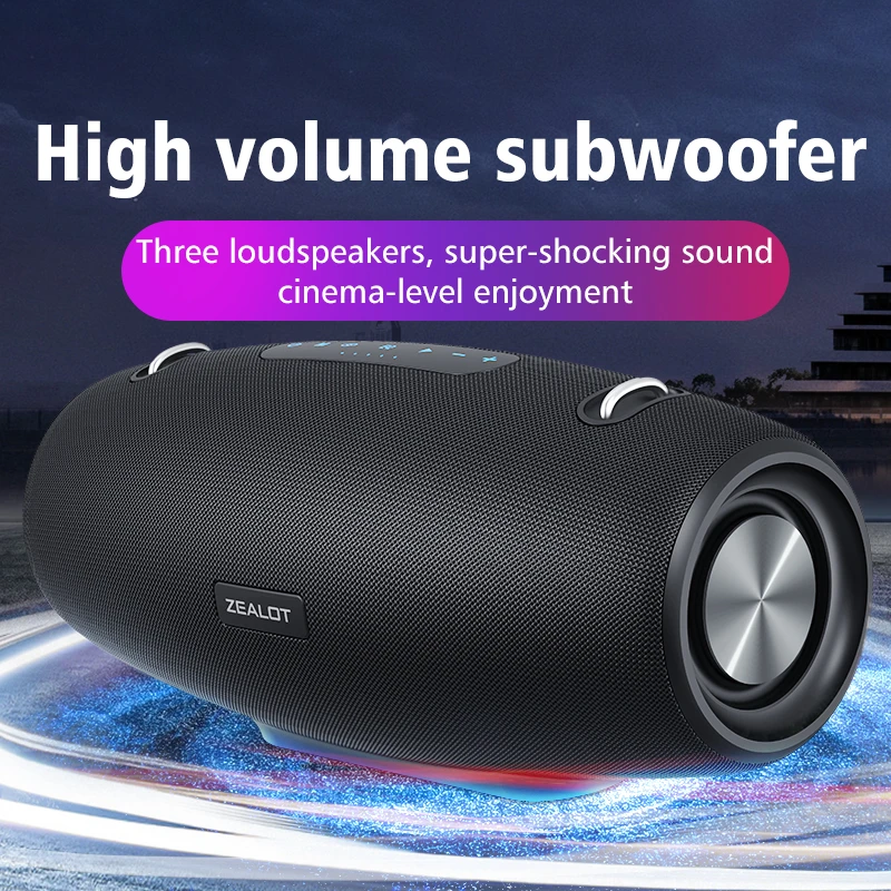 Shunpin 14400mAH Bluetooth 5.0 Speakers 60W Power Wireless Sound Box Stereo Subwoofer Outdoor Waterproof soundbar Music Player
Shunpin 14400mAH Bluetooth 5.0 Speakers 60W Power Wireless Sound Box Stereo Subwoofer Outdoor Waterproof soundbar Music Player
