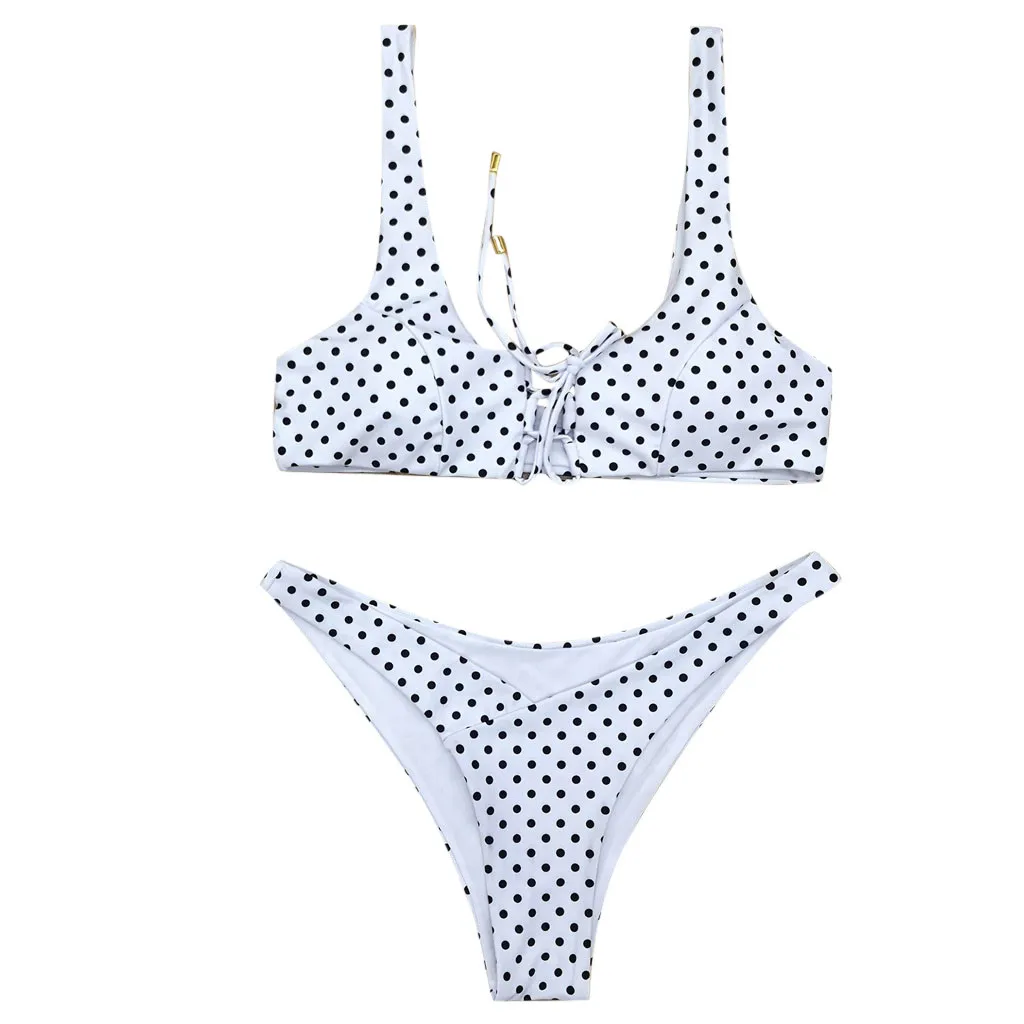 Bikinis 2019 Mujer Womens Swimming Costume Padded Swimsuit Monokini Push Up Bikini Sets Swimwear Maillot De Bain Femme Biquini | Женская