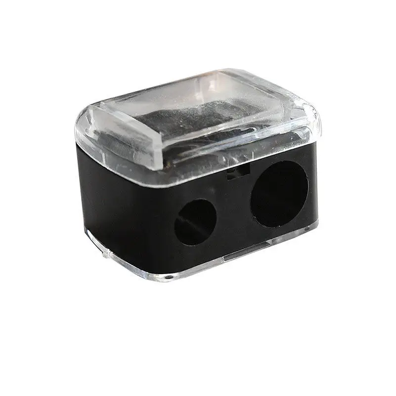 Double Holes Cosmetic Sharpener Useful Pencil Sharpener For Cosmetic Brush/Eyeliner Pencil/Makeup Pencil newest
Double Holes Cosmetic Sharpener Useful Pencil Sharpener For Cosmetic Brush/Eyeliner Pencil/Makeup Pencil newest