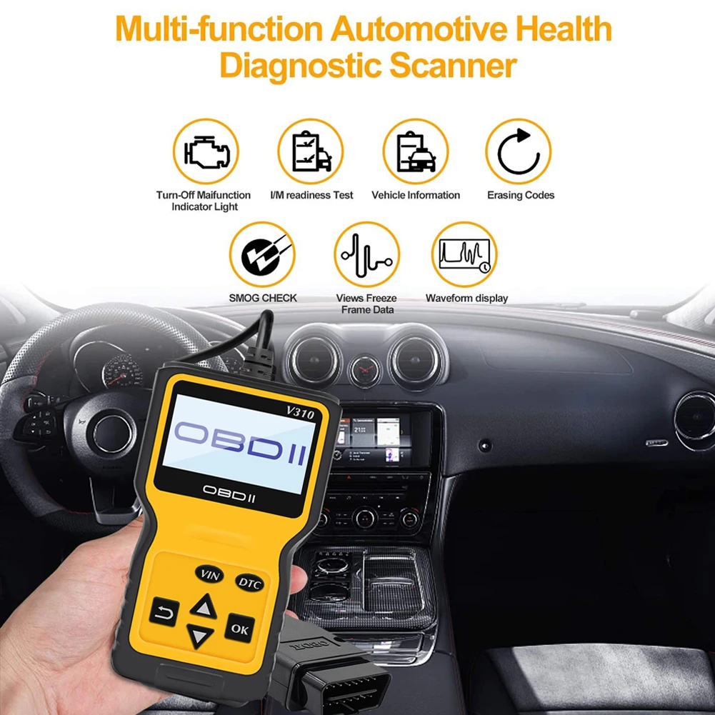 Universal obd2 Car OBD2 Scanner Diagnostic Engine Fault Code Reader Tool LCD Display OBDII Scanner
Universal obd2 Car OBD2 Scanner Diagnostic Engine Fault Code Reader Tool LCD Display OBDII Scanner