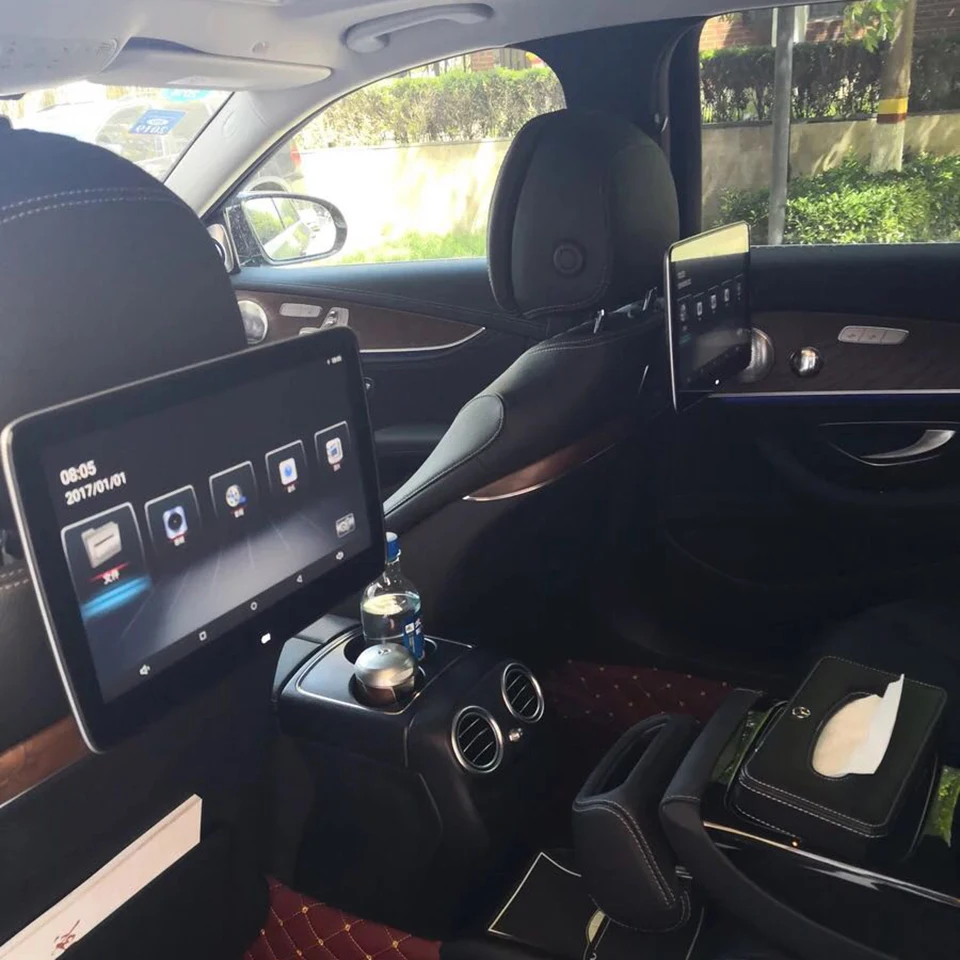 Plug and Play Автомобильный подголовник монитор для Mercedes Benz W213 с установочным слотом