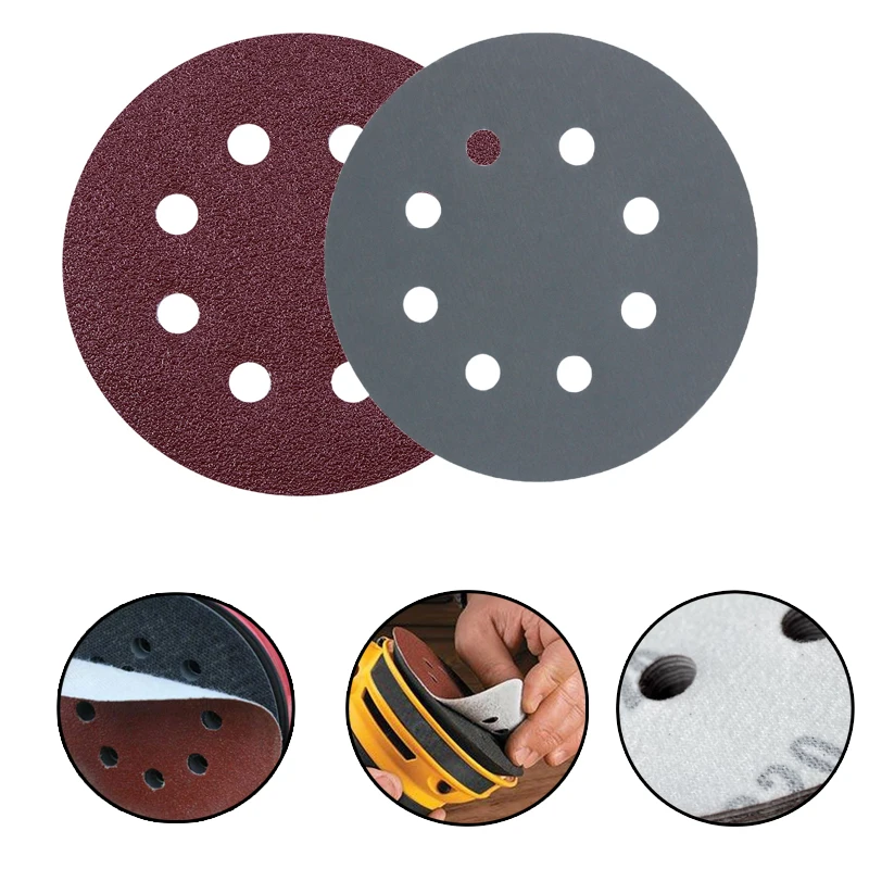 10pcs 125mm 8-Hole 60~5000 Grit Flocking Round Sandpapers Hook and Loop Sanding Disc Paper Buffing Sheet For Polish
10pcs 125mm 8-Hole 60~5000 Grit Flocking Round Sandpapers Hook and Loop Sanding Disc Paper Buffing Sheet For Polish