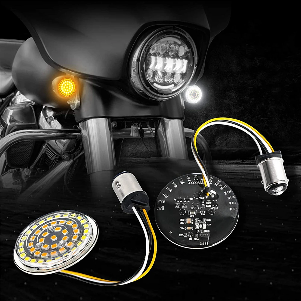 1157 2inch LED Front Turn Signal Light Indicator Light For Harley Sportster Touring Electra Glide CVO Dyna Street Glide Moto
1157 2inch LED Front Turn Signal Light Indicator Light For Harley Sportster Touring Electra Glide CVO Dyna Street Glide Moto