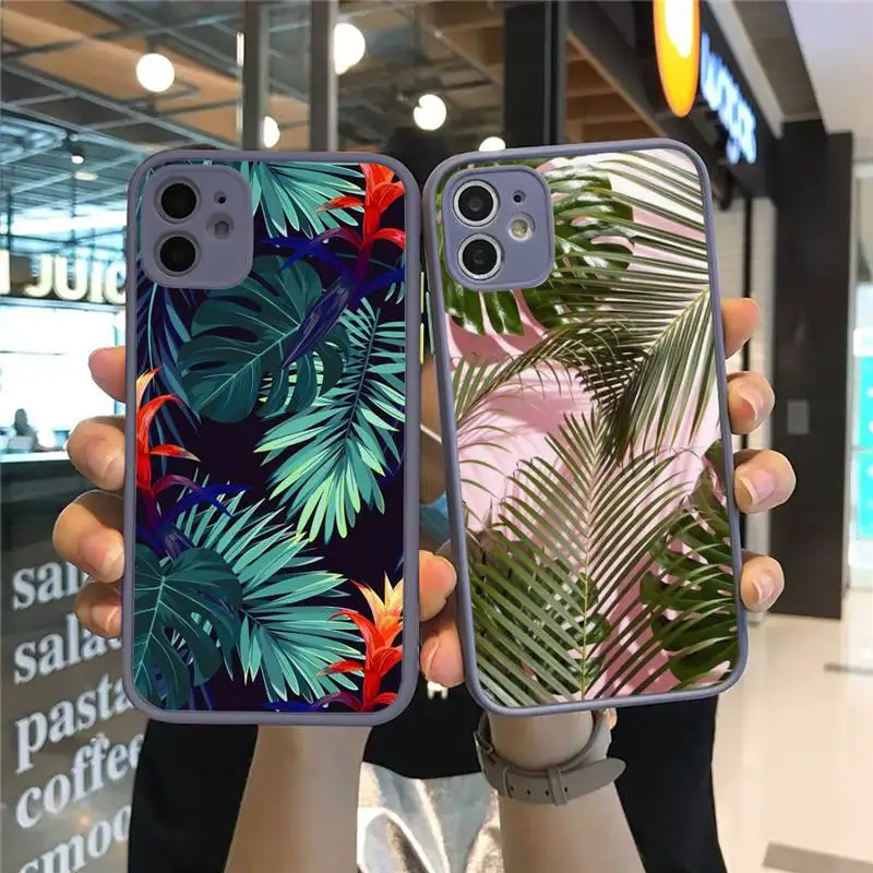 Tropical green plant banana leaf leaves Phone Case Matte Transparent for iPhone 7 8 11 12 s mini pro X XS XR MAX Plus cover
Tropical green plant banana leaf leaves Phone Case Matte Transparent for iPhone 7 8 11 12 s mini pro X XS XR MAX Plus cover