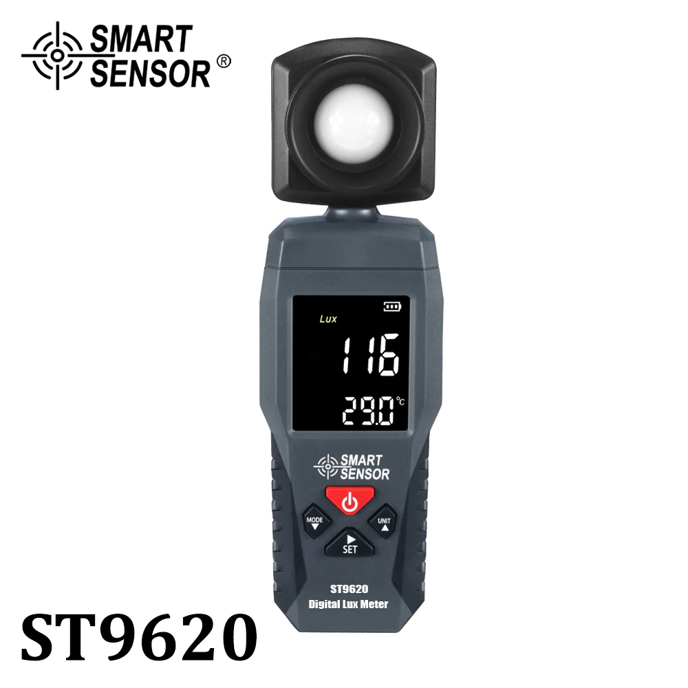Digital Lux meter Light Meter 3 Range Photometer Light Detector Spectrometer Meter 1-200,000 High Low Alarm Luminometer ST9620
Digital Lux meter Light Meter 3 Range Photometer Light Detector Spectrometer Meter 1-200,000 High Low Alarm Luminometer ST9620