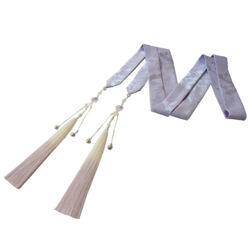 Chinese style hair accessories tassel bells satin Hanfu hair band ancient wind ribbons
Chinese style hair accessories tassel bells satin Hanfu hair band ancient wind ribbons