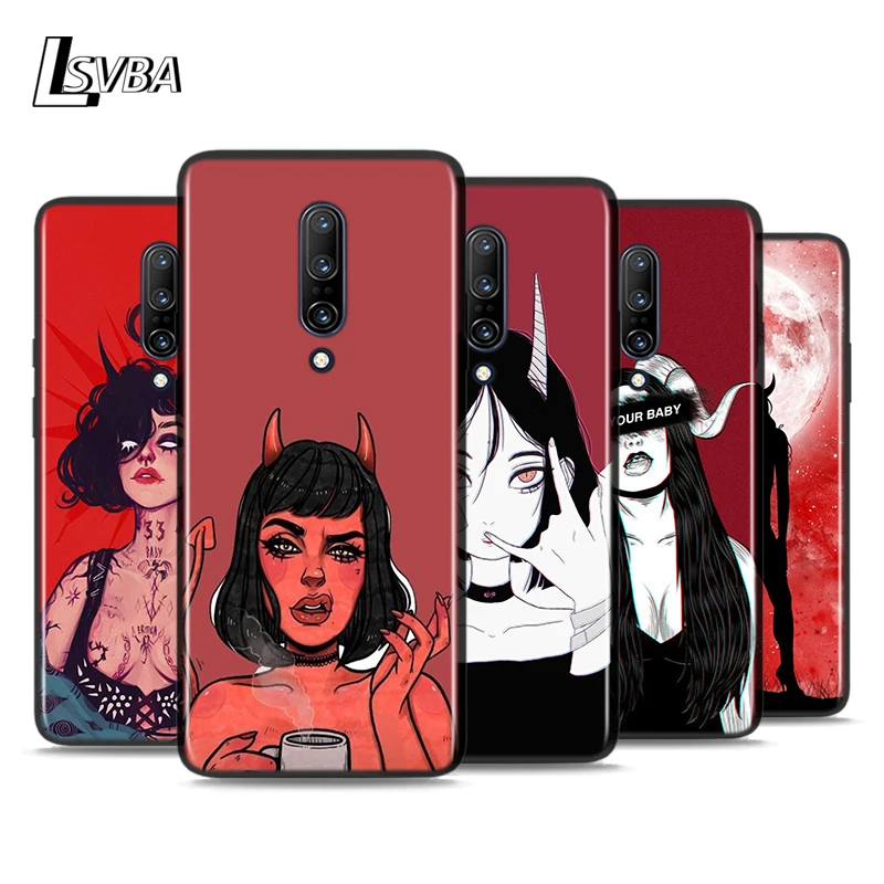 Silicone Black Cover Devil woman For OnePlus 5T 6 6T 7T 7 7 8 Pro Phone Case Shell Coque
Silicone Black Cover Devil woman For OnePlus 5T 6 6T 7T 7 7 8 Pro Phone Case Shell Coque