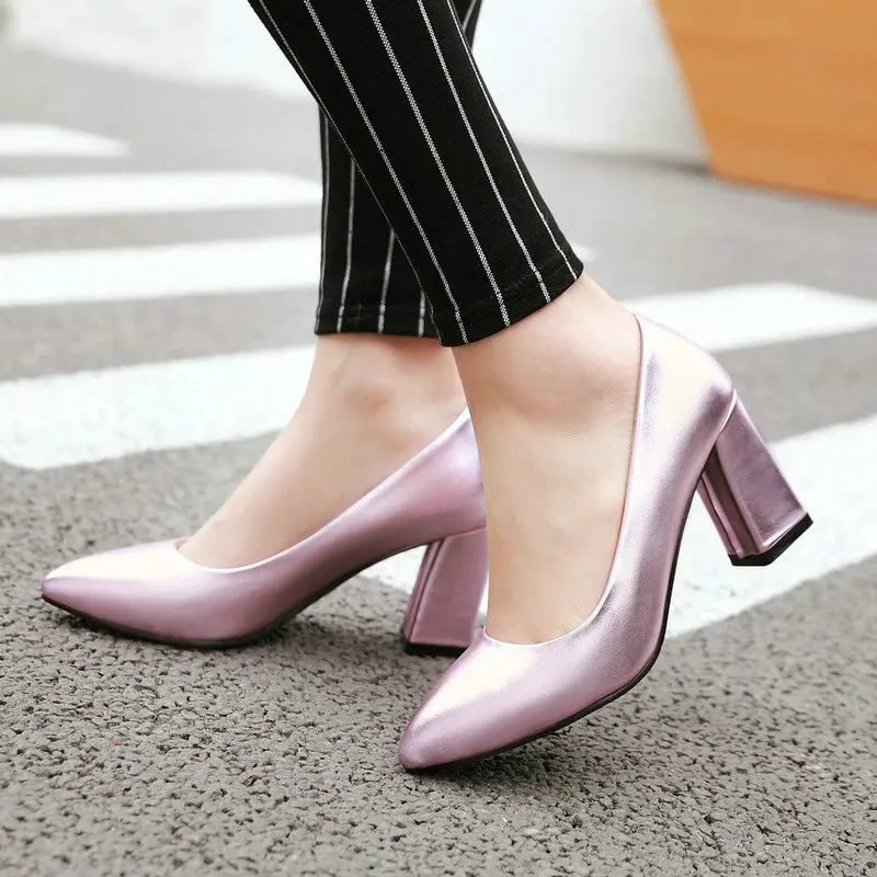 Women High Heels Sexy Bride Party Mid Heel Pointed Toe Shallow Mouth High Heel Shoes Women Shoes Big Size 43
Women High Heels Sexy Bride Party Mid Heel Pointed Toe Shallow Mouth High Heel Shoes Women Shoes Big Size 43