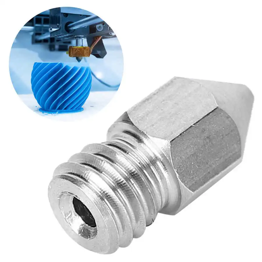 5pcs Stainless Steel Nozzle Extruder Print Head Printer Nozzle Three Dimensional Printer Accessory
5pcs Stainless Steel Nozzle Extruder Print Head Printer Nozzle Three Dimensional Printer Accessory