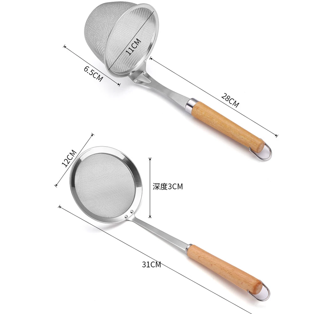 Stainless Steel Skimmer Filter Spoon Cooking Strainer Noodles Picking Frying Sifter Colander Kitchen Accessories
Stainless Steel Skimmer Filter Spoon Cooking Strainer Noodles Picking Frying Sifter Colander Kitchen Accessories