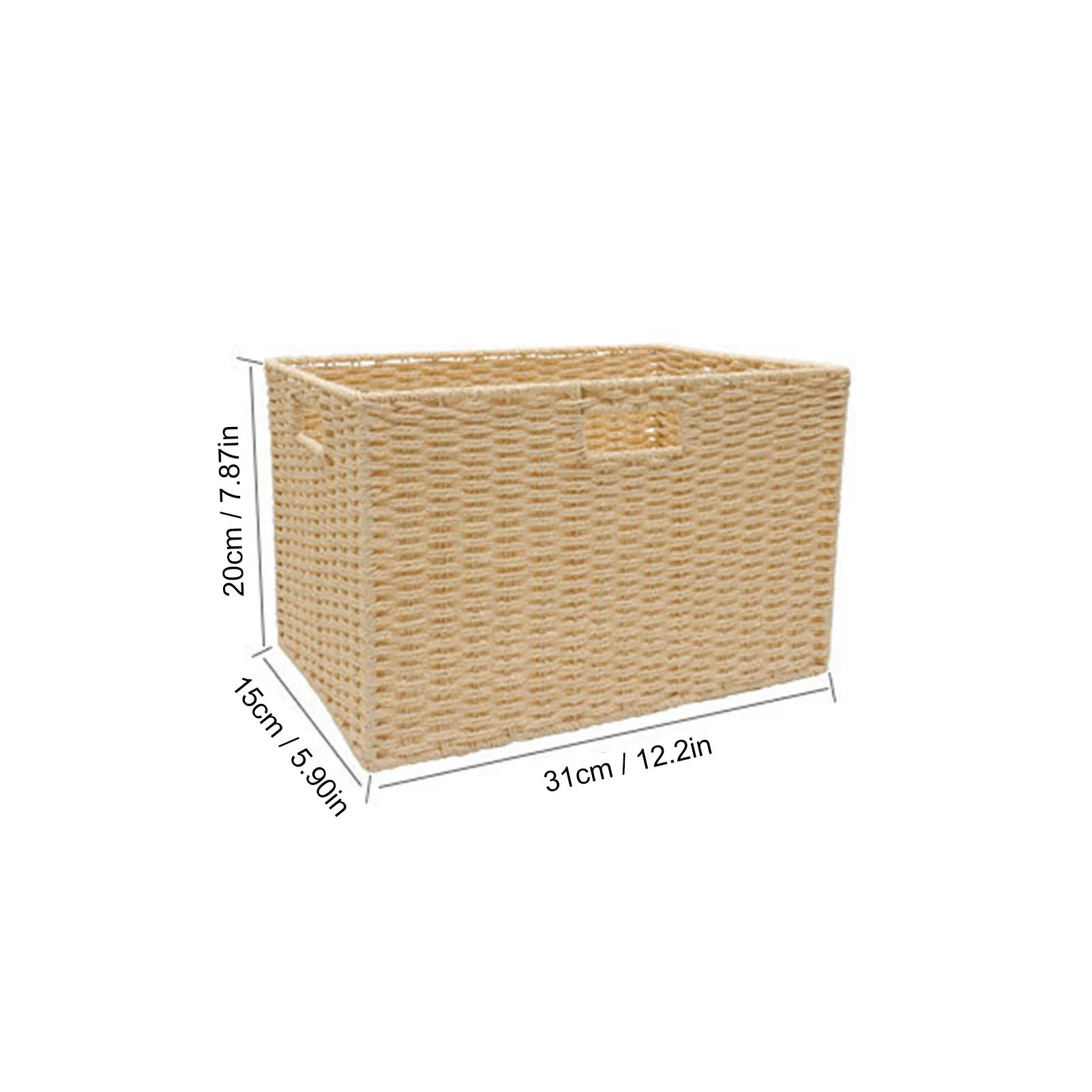 Home Sundry Storage Basket Portable Woven Basket With Handle For Cloth Toy Household Laundry Bag Snacks Organizer
Home Sundry Storage Basket Portable Woven Basket With Handle For Cloth Toy Household Laundry Bag Snacks Organizer