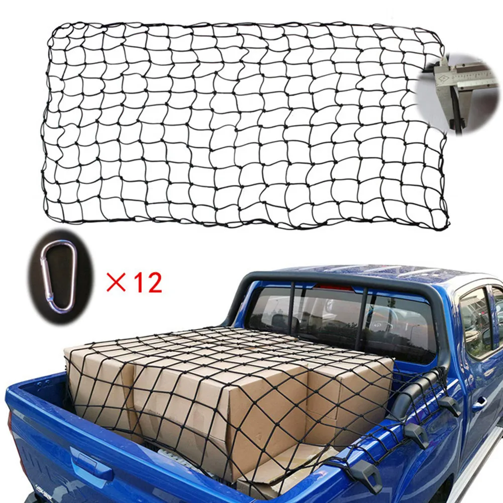 Hot Cargo Net Bed Tie Down Hooks for Short Bed Car Roof Luggage Truck Net Cover 180x120cm MVI-ing
Hot Cargo Net Bed Tie Down Hooks for Short Bed Car Roof Luggage Truck Net Cover 180x120cm MVI-ing