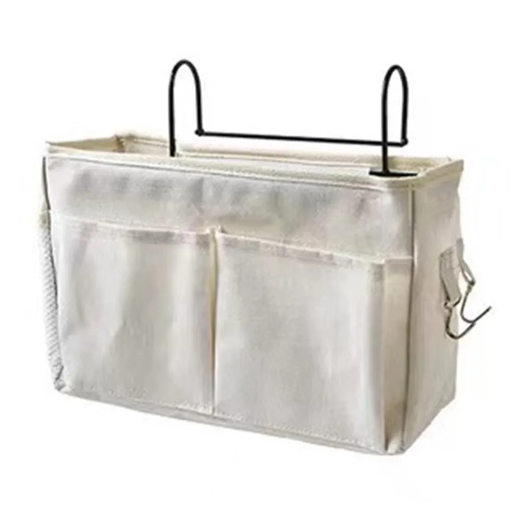 Bedside Hanging Organizer Pocket Canvas Storage Bag Rack Bed Organizer Holder Tidy Hook Chair Pouch Bedroom Magazine Tote
Bedside Hanging Organizer Pocket Canvas Storage Bag Rack Bed Organizer Holder Tidy Hook Chair Pouch Bedroom Magazine Tote