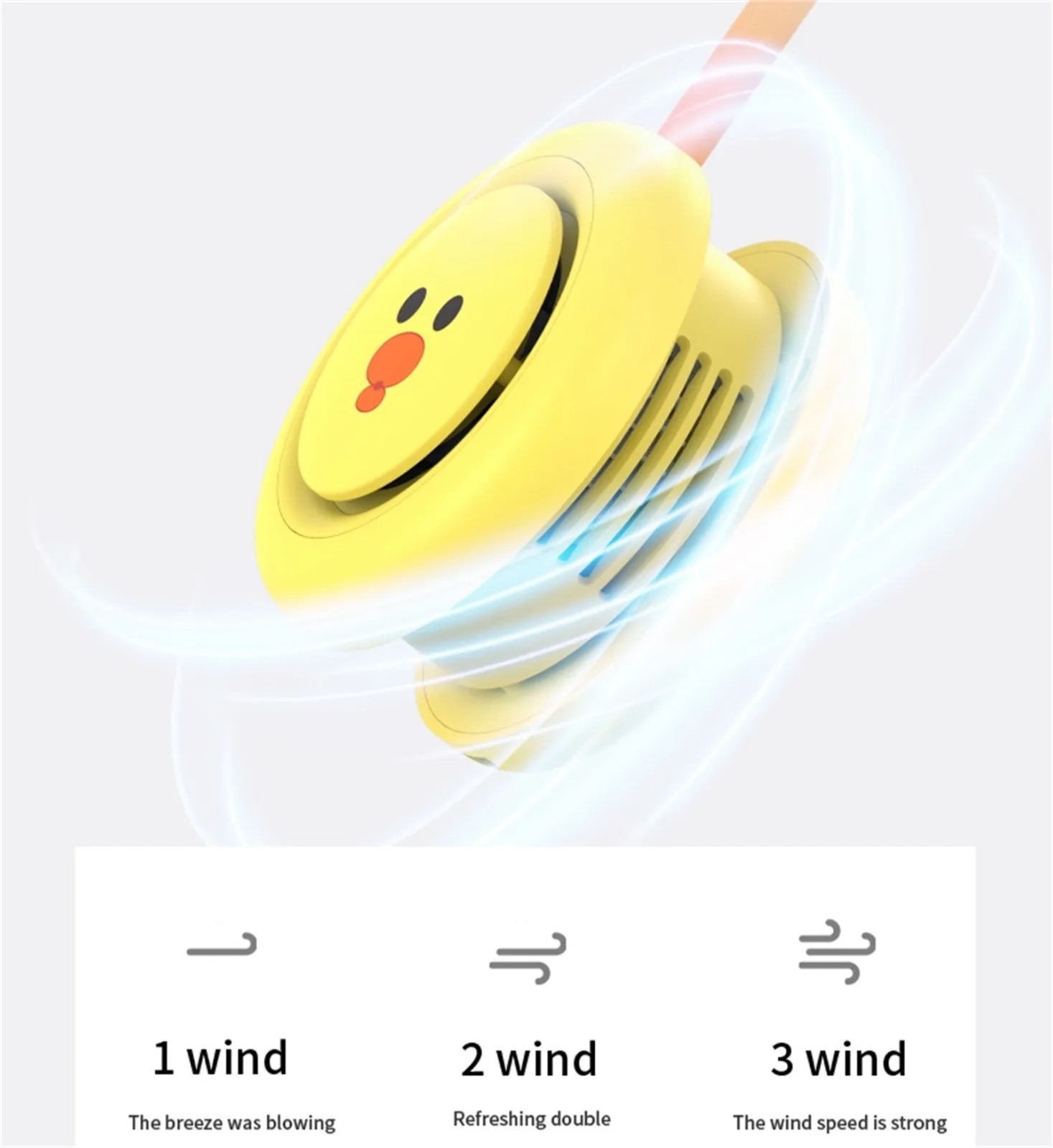 Cute Portable Neck Fan 1500mah Battery Usb Charging Personal Fan Cartoon Rechargeable Portable Fan Summer Fans
Cute Portable Neck Fan 1500mah Battery Usb Charging Personal Fan Cartoon Rechargeable Portable Fan Summer Fans
