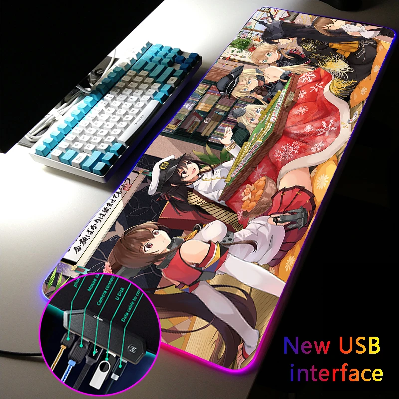 MRGLZY Anime Cute Girl RGB Gaming Large Mouse Pad LED 4-Port XXL 40*90cm Mousepad USB Hub Games Computer PC Mouse Mat for Csgo
MRGLZY Anime Cute Girl RGB Gaming Large Mouse Pad LED 4-Port XXL 40*90cm Mousepad USB Hub Games Computer PC Mouse Mat for Csgo