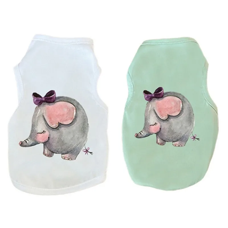 Cute Elephant Pet Cat Dog Summer Dress Breathable Thin Vest Cool Comfortable Breathable Pet Dog Clothes for Small Mediunm Dog
Cute Elephant Pet Cat Dog Summer Dress Breathable Thin Vest Cool Comfortable Breathable Pet Dog Clothes for Small Mediunm Dog