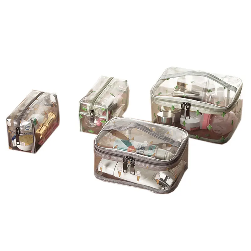Durable Waterproof PVC Women's Travel Cosmetic Bag Thickened Transparent Multi Purpose Zipper Makeup Bag
Durable Waterproof PVC Women's Travel Cosmetic Bag Thickened Transparent Multi Purpose Zipper Makeup Bag