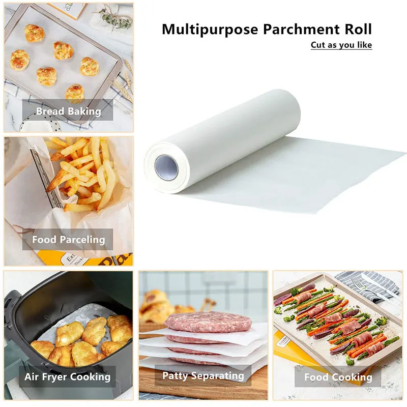30 cm wide custom size parchment paper roll paper oil-absorbing heat-resistant non-stick packaging cake baking paper raw roll
30 cm wide custom size parchment paper roll paper oil-absorbing heat-resistant non-stick packaging cake baking paper raw roll