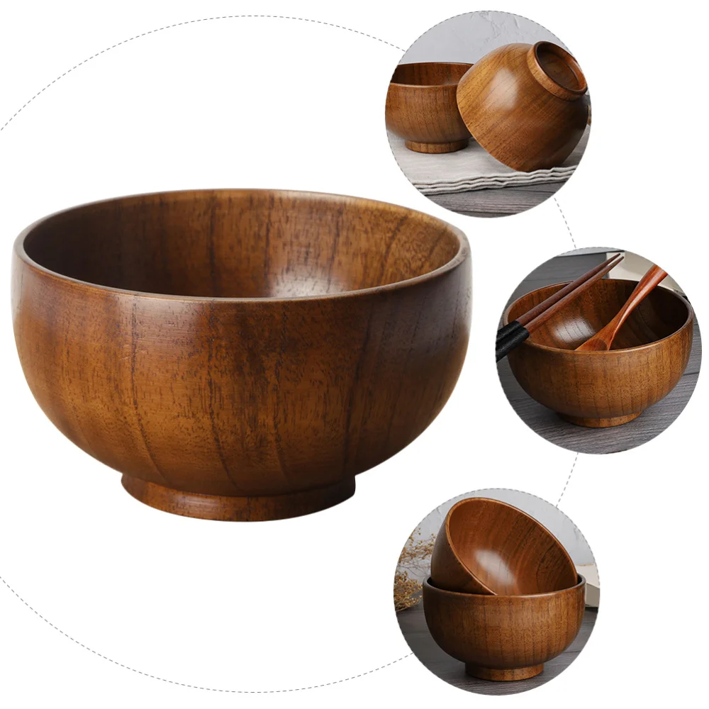 1 шт. 12x6.7CM практичный из дерева салатник утепленные | Дом и сад