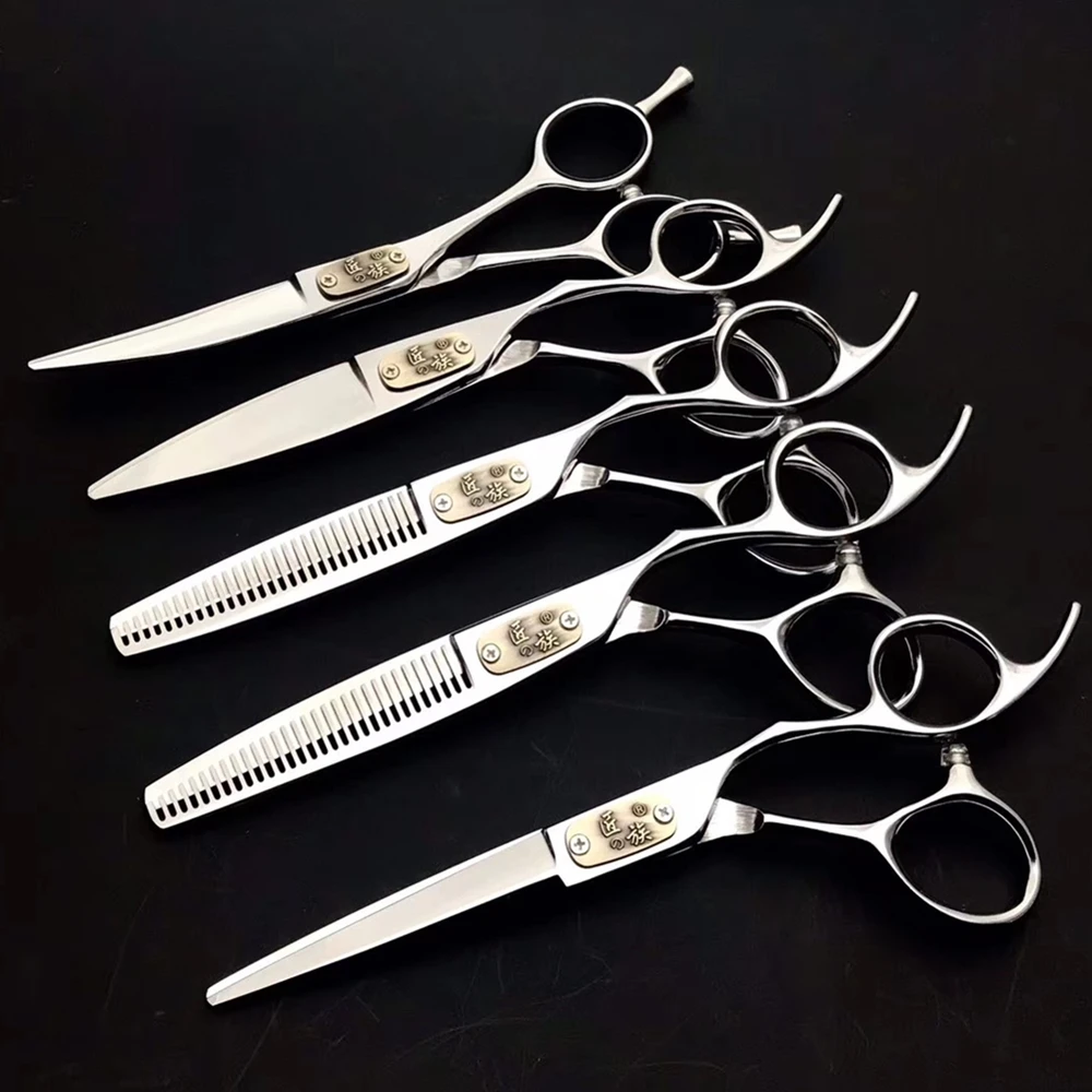 6.0 Black Japan Hair Scissors Professional Hairdressing Scissors Barber Tools Thinning Scissor Hairdresser Haircut Shears Set
6.0 Black Japan Hair Scissors Professional Hairdressing Scissors Barber Tools Thinning Scissor Hairdresser Haircut Shears Set