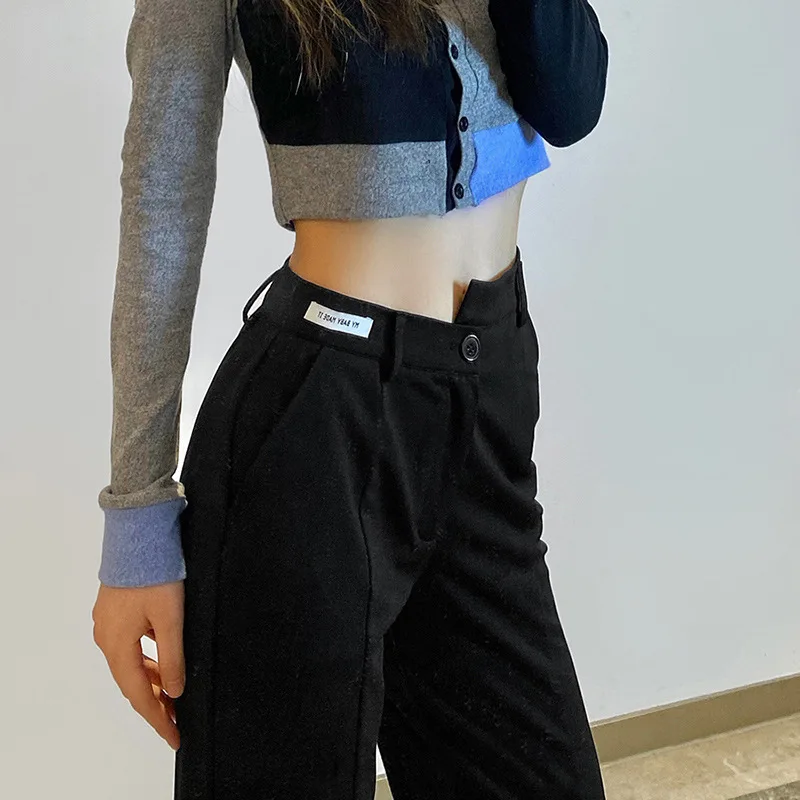 Hirigin 2021 Women\u2019s Casual Wide Leg Trousers Fashion Solid Color High Waist Stretch Split Long Pants Slim Fit Pants
Hirigin 2021 Women\u2019s Casual Wide Leg Trousers Fashion Solid Color High Waist Stretch Split Long Pants Slim Fit Pants