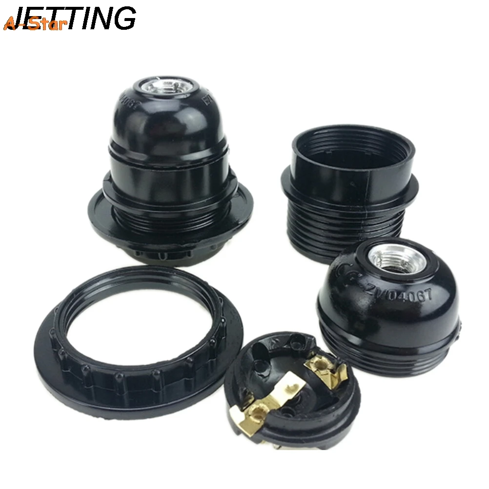 JETTING 1PCS Best Promotion Black Period Style 27mm Screw E27 Base Light Bulb Lamp Holder Pendant Socket Lowest Price
JETTING 1PCS Best Promotion Black Period Style 27mm Screw E27 Base Light Bulb Lamp Holder Pendant Socket Lowest Price
