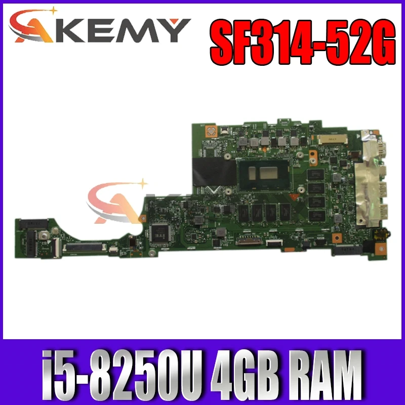 Для Acer Swift SF314-52 SF314-52G материнская плата для ноутбука SU4EA основная плата Материнская плата Процессор i5-8250U 4 Гб Оперативная память Испытано 100% ...
Для Acer Swift SF314-52 SF314-52G материнская плата для ноутбука SU4EA основная плата Материнская плата Процессор i5-8250U 4 Гб Оперативная память Испытано 100% ...