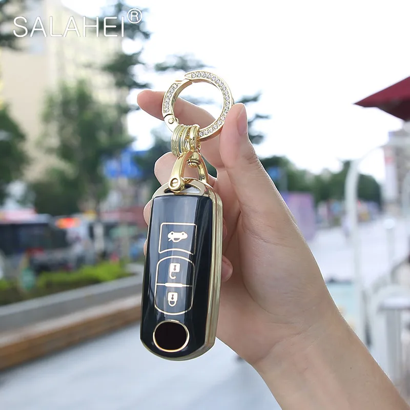 Чехол для автомобиля из ТПУ с полным покрытием ключа, защитная оболочка для Mazda 2, 3, 6, Axela, Atenza CX-5 CX5, CX-3 CX8, CX-7 2016, 2017, 2018, 2/3, кнопки
Чехол для автомобиля из ТПУ с полным покрытием ключа, защитная оболочка для Mazda 2, 3, 6, Axela, Atenza CX-5 CX5, CX-3 CX8, CX-7 2016, 2017, 2018, 2/3, кнопки