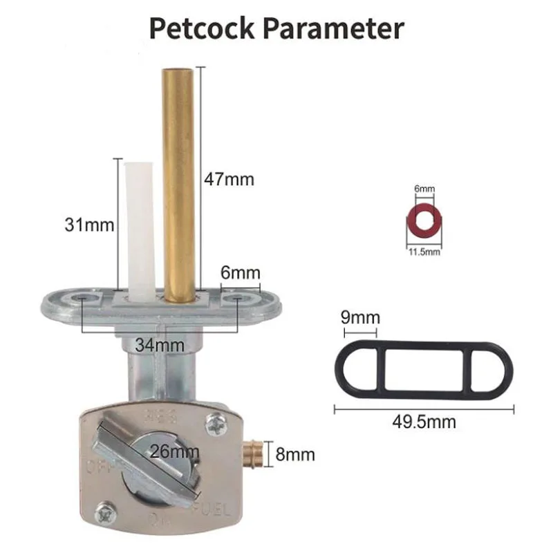 Motorcycle Fuel Switch For Yamaha, Kawasaki, Suzuki, Fuel Valve Switch, Fuel Pipe, Fuel Cup Kit
Motorcycle Fuel Switch For Yamaha, Kawasaki, Suzuki, Fuel Valve Switch, Fuel Pipe, Fuel Cup Kit