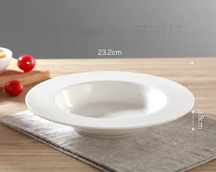 1PC Pasta dish Straw hat dish Western soup plate Creative Japan UFO Pasta plate Deep Soup plate 
1PC Pasta dish Straw hat dish Western soup plate Creative Japan UFO Pasta plate Deep Soup plate