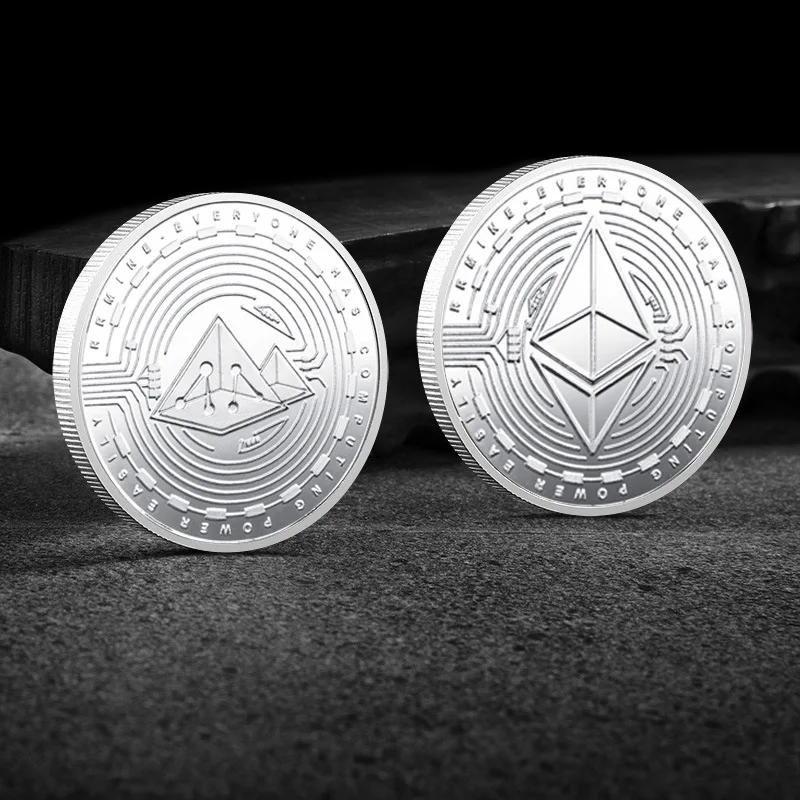 Ethereum(ETH) New Style Physical Crypto Coin Collectible Gold Plated Commemorative Coin Collection Art Cryptocurrency Coin
Ethereum(ETH) New Style Physical Crypto Coin Collectible Gold Plated Commemorative Coin Collection Art Cryptocurrency Coin