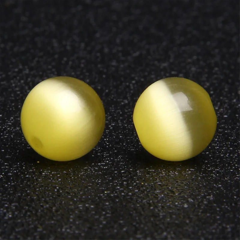 Yellow Cat Eye Opal Beads 4/6/8/10/12mm Round Natural Loose Moon Stone Beads for Jewelry Making Bracelet Necklace DIY Beads
Yellow Cat Eye Opal Beads 4/6/8/10/12mm Round Natural Loose Moon Stone Beads for Jewelry Making Bracelet Necklace DIY Beads