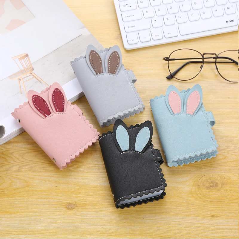 PU Leather Men and Women Business Card Holder Rabbit Ear Business Card Holder ID Bag Bank Card Holder Cartoon Gift Card Holder
PU Leather Men and Women Business Card Holder Rabbit Ear Business Card Holder ID Bag Bank Card Holder Cartoon Gift Card Holder