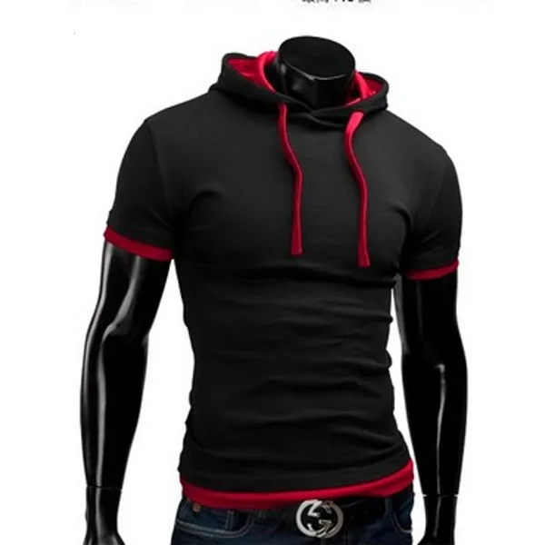 2021 new hot style short-sleeved T-shirt casual fashion men's hooded T-shirt candy color series
2021 new hot style short-sleeved T-shirt casual fashion men's hooded T-shirt candy color series