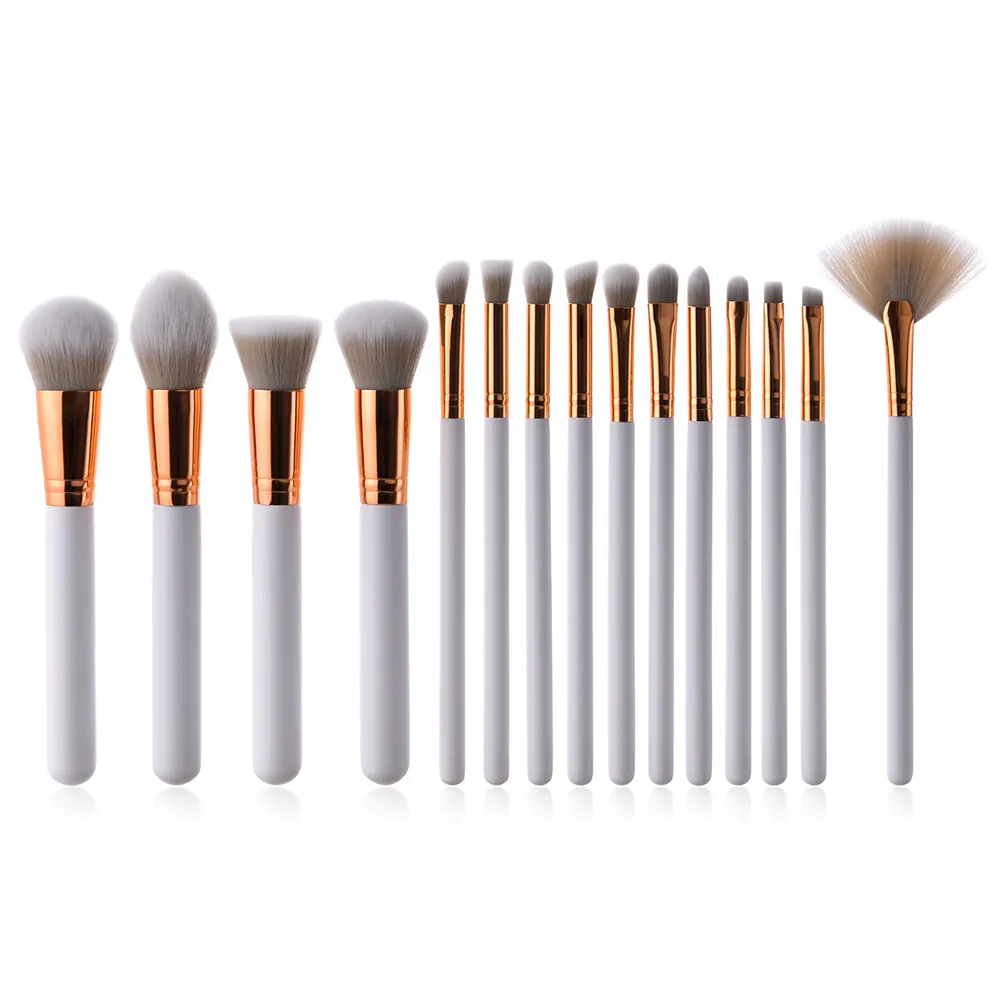 15pes/set Makeup Brushes Set Foundation Powder Eyeshadow Eyeliner Lip Brush Tool 
15pes/set Makeup Brushes Set Foundation Powder Eyeshadow Eyeliner Lip Brush Tool