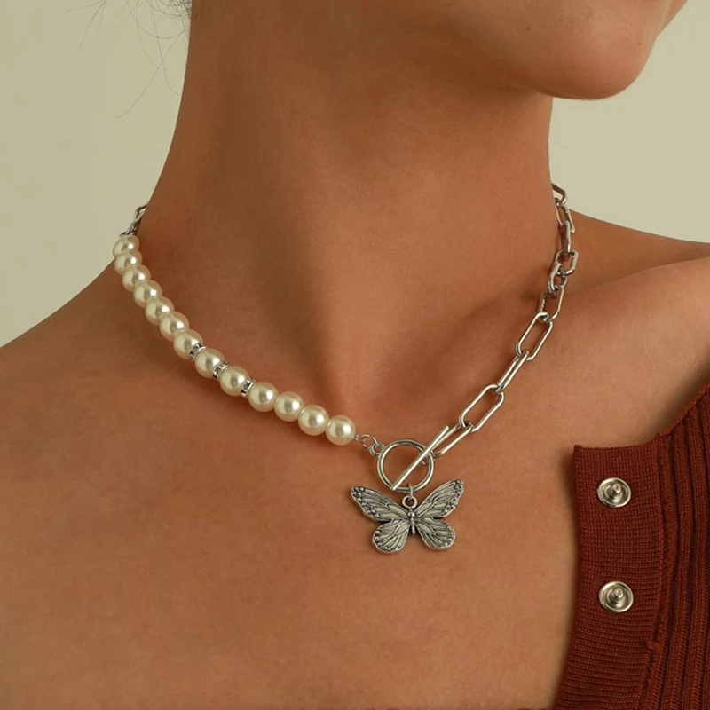 1PC Hot Gothic Butterfly Pendant Necklace for Women Choker Aesthetic Fashion Jewelry Accessories For Women Party Decoration
1PC Hot Gothic Butterfly Pendant Necklace for Women Choker Aesthetic Fashion Jewelry Accessories For Women Party Decoration