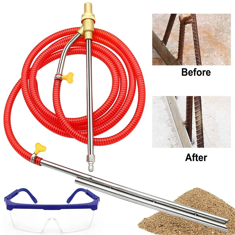 Pressure Washer Sandblasting Kit, Wet Sandblaster Attachment, 5000 PSI, 1/4 Inch Quick Disconnect 1Set
Pressure Washer Sandblasting Kit, Wet Sandblaster Attachment, 5000 PSI, 1/4 Inch Quick Disconnect 1Set