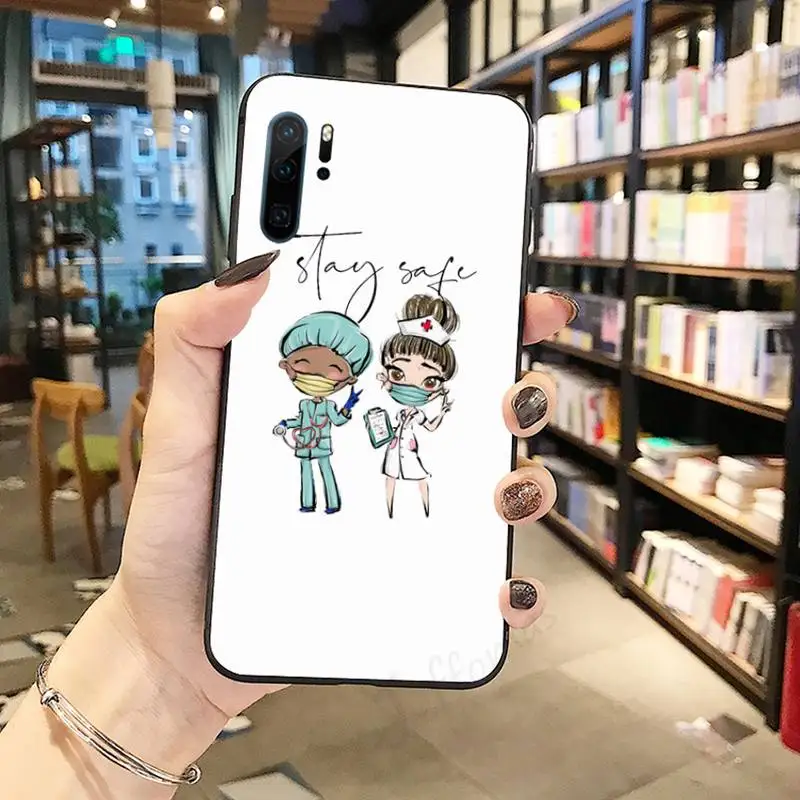 Cartoon doctor Phone Case Funda For Huawei P9 P10 P20 P30 Lite 2016 2017 2019 plus pro P smart
Cartoon doctor Phone Case Funda For Huawei P9 P10 P20 P30 Lite 2016 2017 2019 plus pro P smart