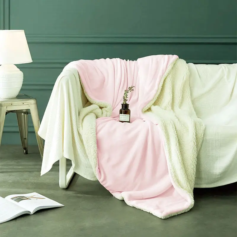 Thickened Double Blanket Towel Quilt Blanket Winter Flannel Coral Fleece Blanket Soft Adul Throw Blankets Bedspread
Thickened Double Blanket Towel Quilt Blanket Winter Flannel Coral Fleece Blanket Soft Adul Throw Blankets Bedspread