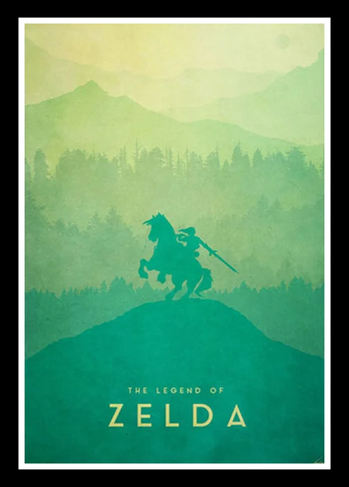 Отличная художественная картина JL Zelda legend с популярными видеоиграми