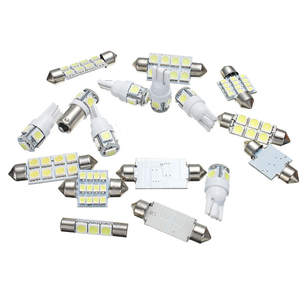 17pcs Car Interior LED Light Kit Dome Light Map Lamp License Plate Light Reading Light Tread Light for Volvo V70 XC70 02-07
17pcs Car Interior LED Light Kit Dome Light Map Lamp License Plate Light Reading Light Tread Light for Volvo V70 XC70 02-07